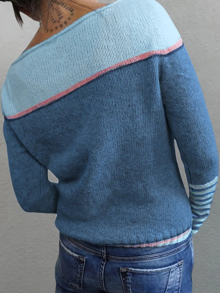 Ljosny | Langærmet Stribet Sweater