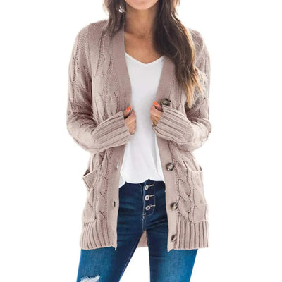 Selora Amara strikket cardigan med knapper