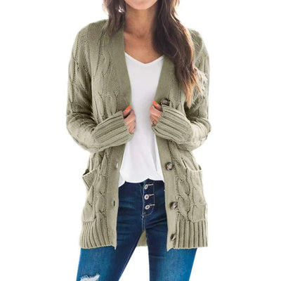 Selora Amara strikket cardigan med knapper