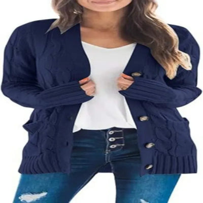 Selora Amara strikket cardigan med knapper