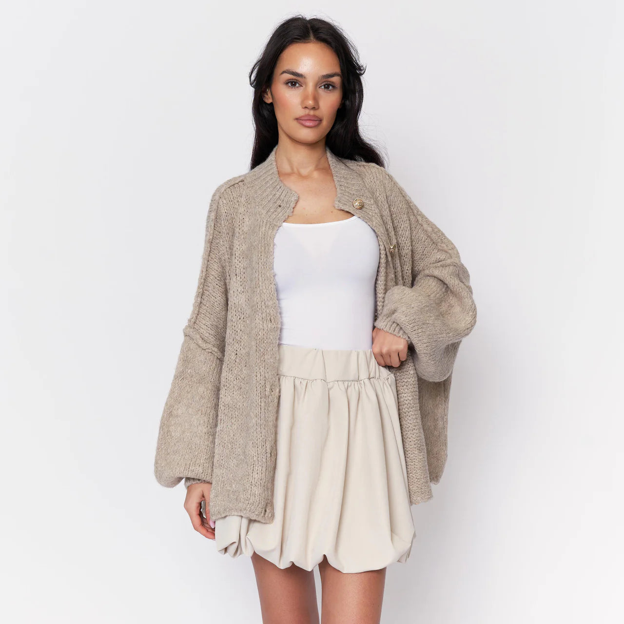 SELORA Luksuriøs Oversize Komfort Cardigan