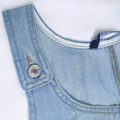 Selora Elegant og Let Sommerkjole i Denim
