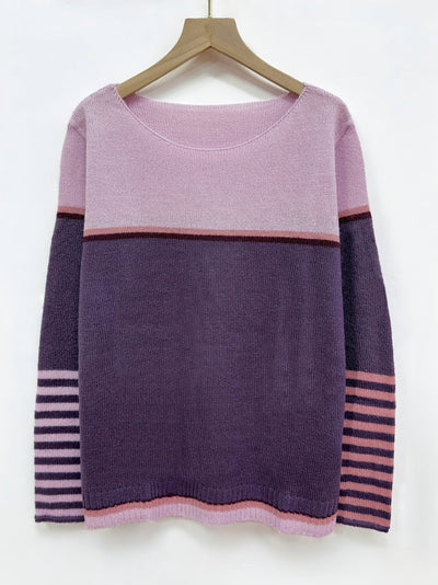 Ljosny | Langærmet Stribet Sweater