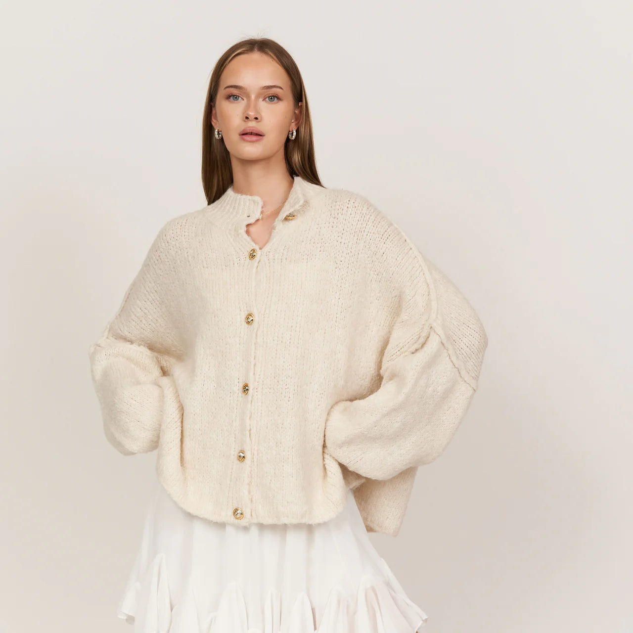 SELORA Luksuriøs Oversize Komfort Cardigan