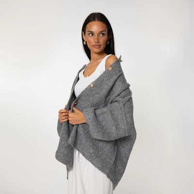 SELORA Luksuriøs Oversize Komfort Cardigan